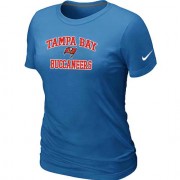 Nike Tampa Bay Buccaneers Women's Heart & Soul NFL T-Shirt - Light Blue