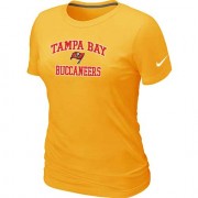Nike Tampa Bay Buccaneers Women's Heart & Soul NFL T-Shirt - Yellow