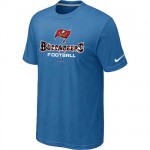 Nike Tampa Bay Buccaneers Critical Victory NFL T-Shirt - Light Blue