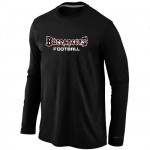 Nike Tampa Bay Buccaneers Authentic Font Long Sleeve NFL T-Shirt - Black