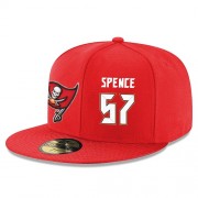 Football Tampa Bay Buccaneers #57 Noah Spence Snapback Adjustable Player Hat - Red/White