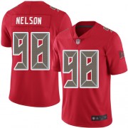 Limited Youth Anthony Nelson Red Jersey: Football #98 Tampa Bay Buccaneers Rush Vapor Untouchable