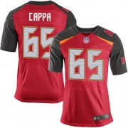 Elite Men's Alex Cappa Red Home Jersey: Football #65 Tampa Bay Buccaneers