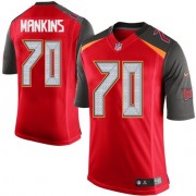 Elite Nike Youth Logan Mankins Red Home Jersey: NFL #70 Tampa Bay Buccaneers